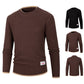 Men's Casual Warm Crew Neck Knitted Sweater