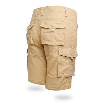 Pantalones cortos de carga de camuflaje para hombres al aire libre