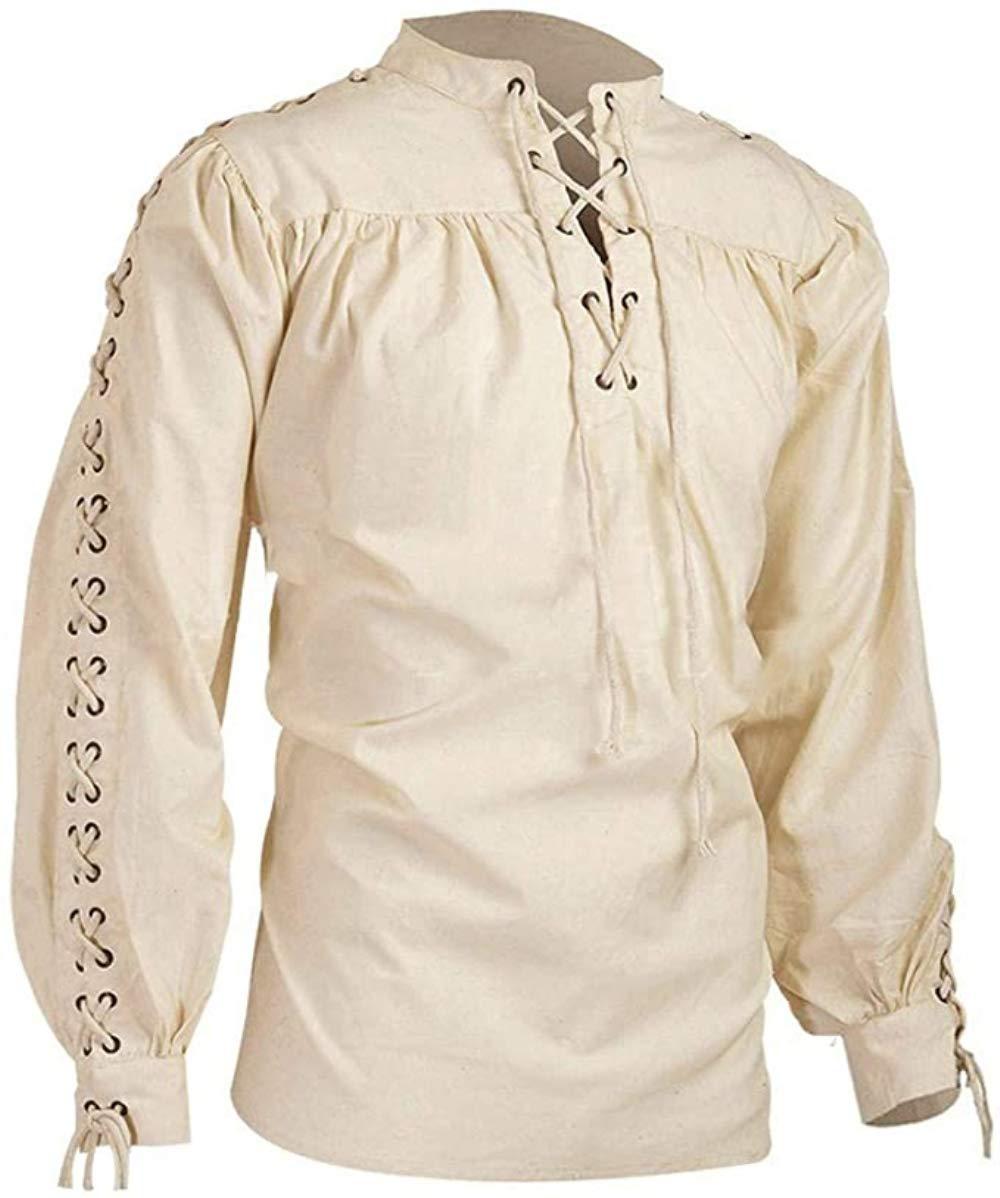 Medieval Gothic Men's Bandage Shirt