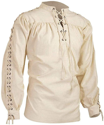 Medieval Gothic Men's Bandage Shirt
