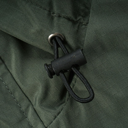 Chaqueta con capucha larga impermeable al aire libre para hombres