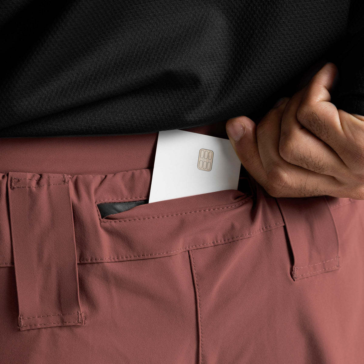 150g Woven Thin Multi-functional Quick-drying Men's Shorts