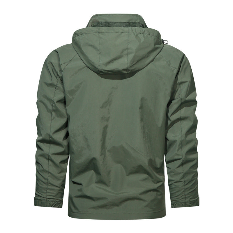 Outdoor Thin Section Windproof Solid Color All-match Jacket