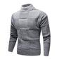 Round Neck Simple Pattern Knit Men's Outdoor Sweater