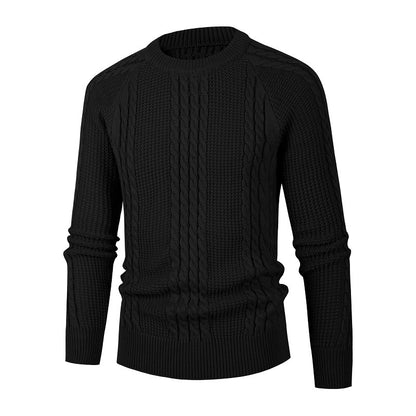 Fashion Twist Knit Men's Sweater