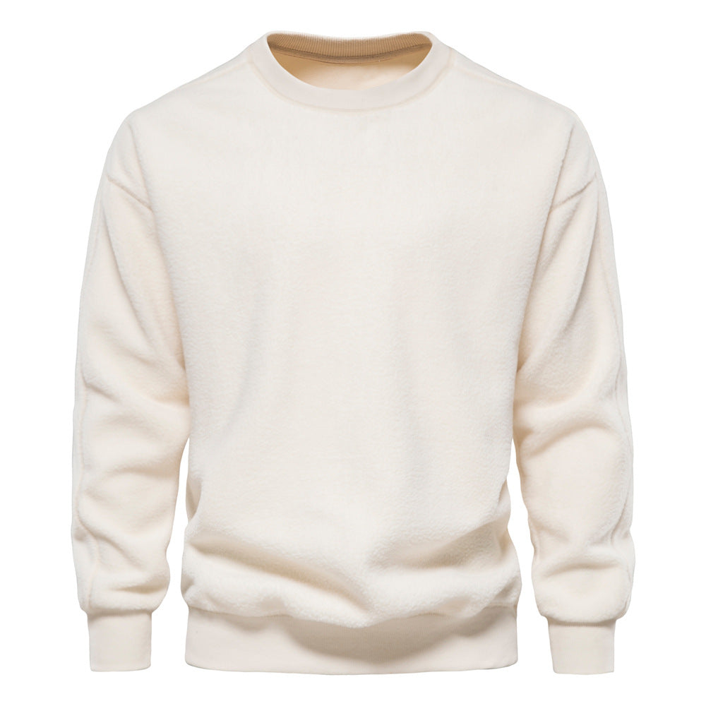 Casual Lazy Wind Lambswool Shoulder-dropping Men's Sweater