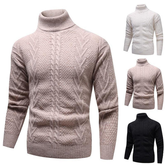 Simple Pattern Long Sleeve Men's Outdoor Sweater