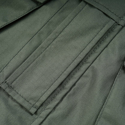 Chaqueta con capucha larga impermeable al aire libre para hombres