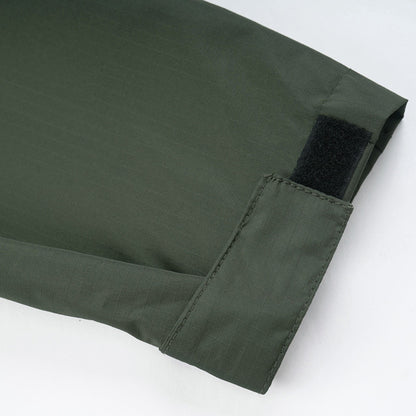 Chaqueta con capucha larga impermeable al aire libre para hombres