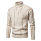 Men's Fashion Jacquard Turtleneck Sweater