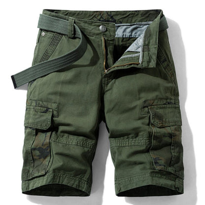 MOLOMS CASUAL CASual Camuflage Pocket Stitching Shorts masculinos