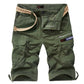 Summer Loose Casual Outdoor Multi-bag Tooling Cotton Men's Shorts