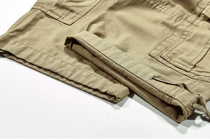 Outils multi-sacs extérieur décontracté en été short pour hommes en coton