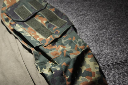 Men's Uniform Camouflage Hunting Outdoor Lapel T-shirt