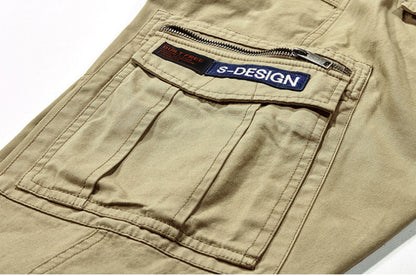 Outils multi-sacs extérieur décontracté en été short pour hommes en coton