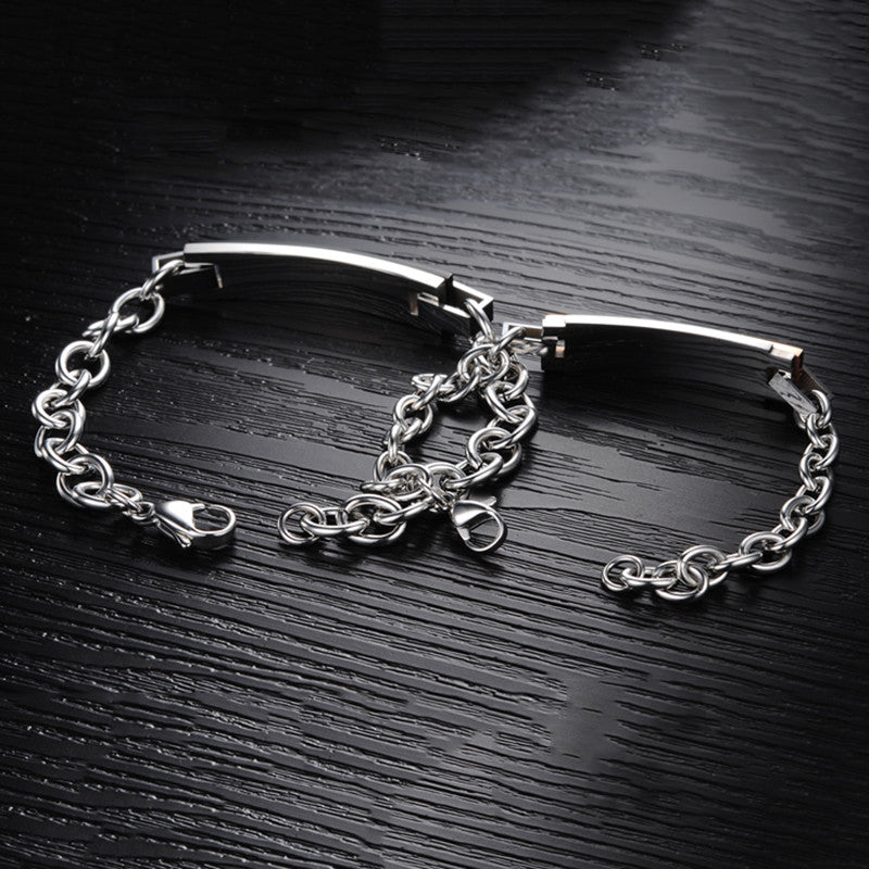 I Love You Most Love is Best Plating Couple Bracelets - KINGEOUS