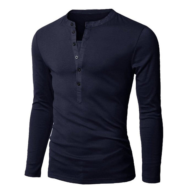 Fashion Urban Slim Layerd-Look Long Sleeve Men's T-shirt