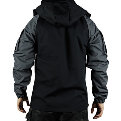 Aplicação militar de fã de jaqueta tática