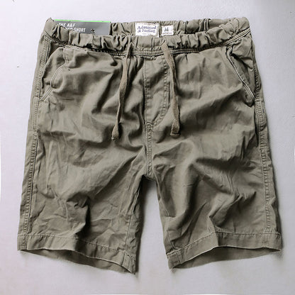 Ferramenta de shorts de cintura elástica casual