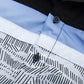 Fashion Split Joint Loose Printed Short Sleeve Men Shirt