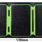 21W Portable Monocrystalline Solar Panel Waterproof Outdoor Charging