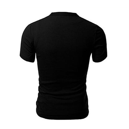 T-shirt pour hommes à manches courtes minces urbaines.