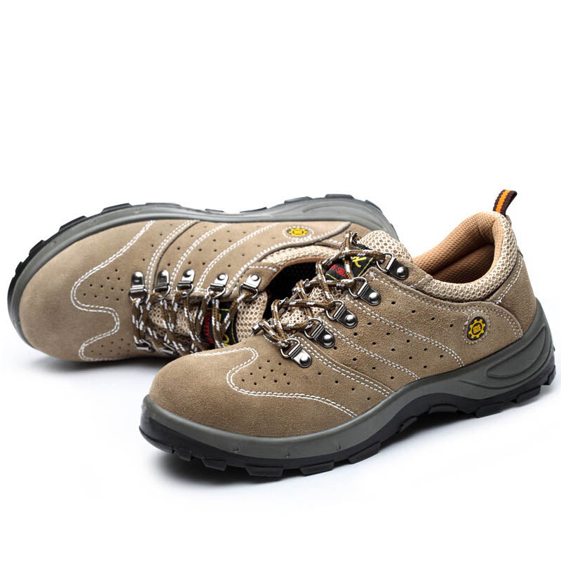 Anti-piercing Oil-resistant and Acid-resistant Steel Toe Safety Shoes - KINGEOUS