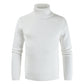Casual Men's Pullover Slim High Neck Solid Color Sweater