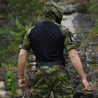 Outdoor-Jagd-Kapuzen-Männer-T-Shirts