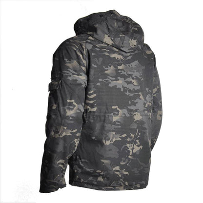 G8 camuflagem engrosse a jaqueta masculina impermeável