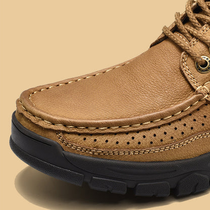 أحذية خارجية كاجوال من الجلد المصنفر مقاومة للتآكل