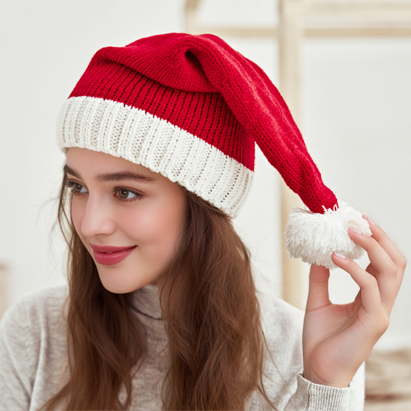 Knit Xmas Hat for Men Women and Child
