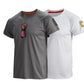 Solid Color Elastic Quick-drying Short Sleeve Men's T-Shirt