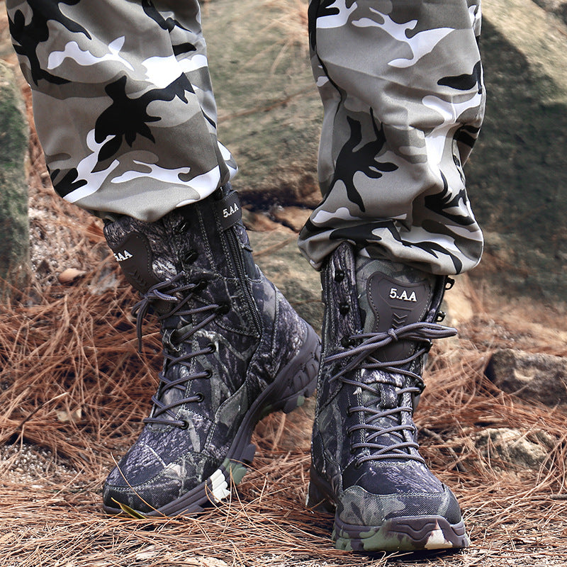 Outdoor Camo Non-slip Desert Men's Boots