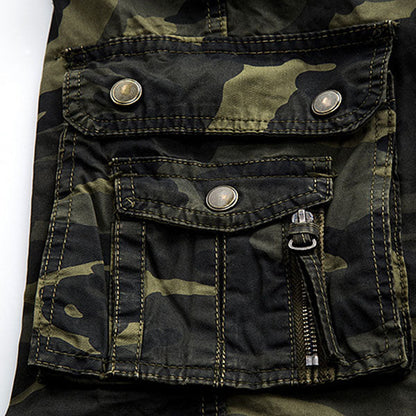 عارضة فضفاضة متعدد الألوان التمويه شورتات الشاطئ للرجال