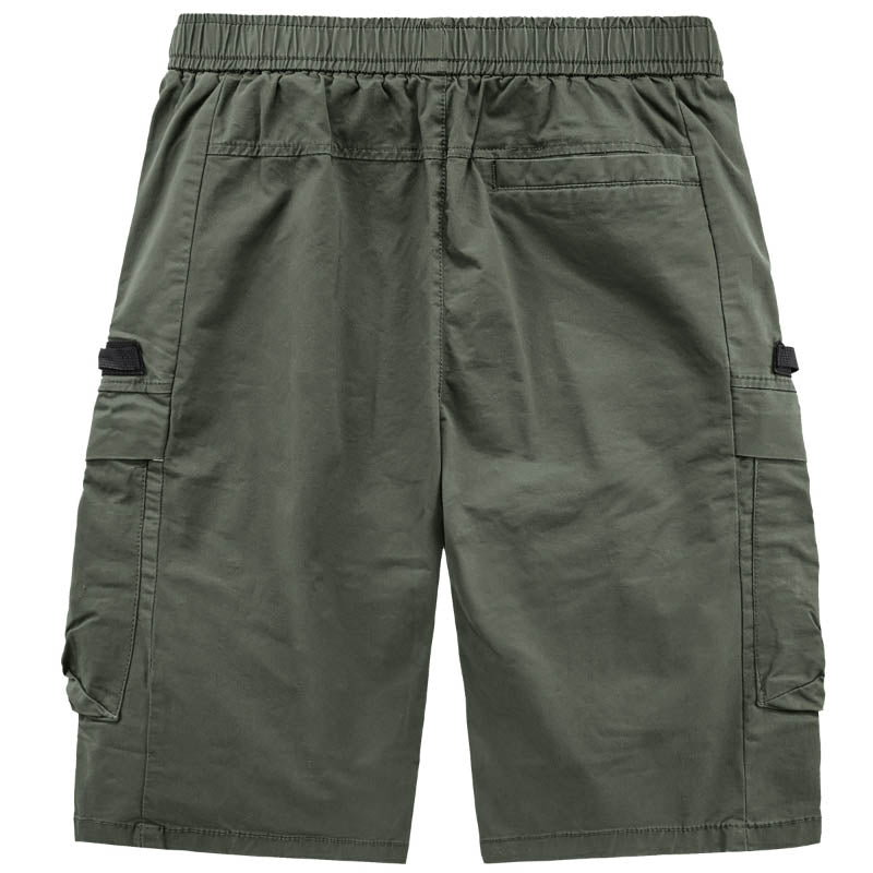 Men's Sports Casual Thin Large Pocket Cotton Shorts