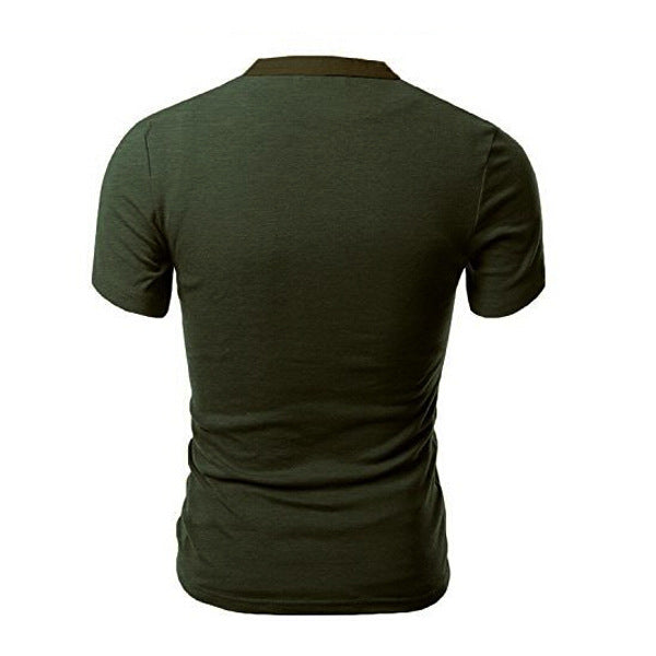 Fashion Urban Slim Layerd-Look Short Sleeve Men's T-shirt