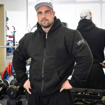 Fitness Chaqueta de entrenamiento suelto de entrenamiento para hombres Camisa deportiva espesa de Warcraft irregular