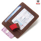 Anti-theft Brush RFID Leather Card Coin Purse Men's Wallet