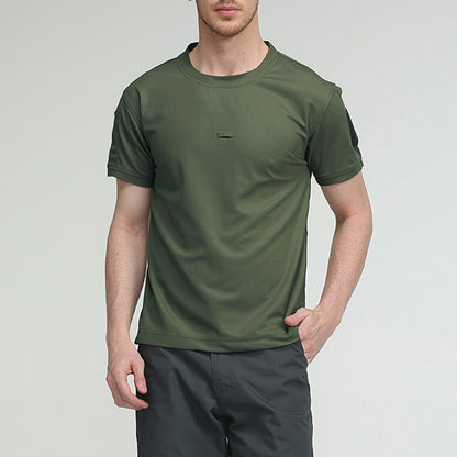 T-shirt masculin à manches courtes à manches courtes et à séchage à manches courtes