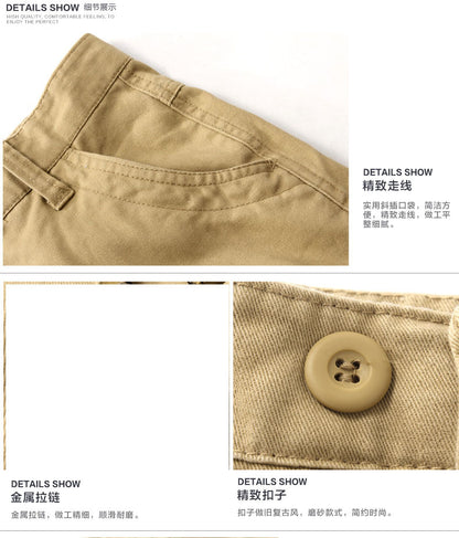 Calças masculinas retas e resistentes ao ar livre resistentes