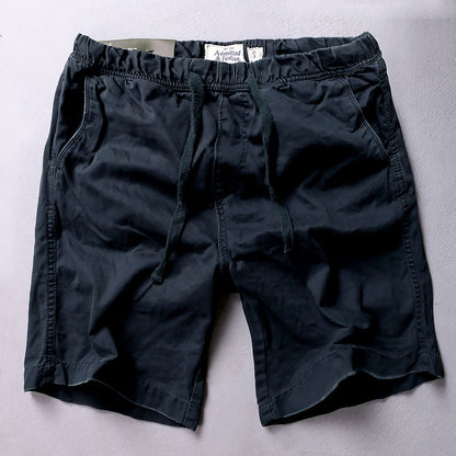 Ferramenta de shorts de cintura elástica casual