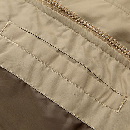 سترة رجالية بياقة من الفرو السميك للترفيه في الهواء الطلق