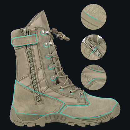 Treinamento leve do deserto tático High Top Men Boots