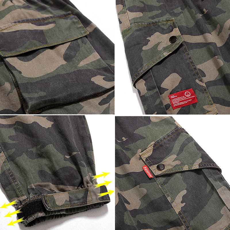 Oversized Loose Camouflage Men's Pants