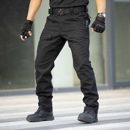 Calça masculina de cor sólida ao ar livre