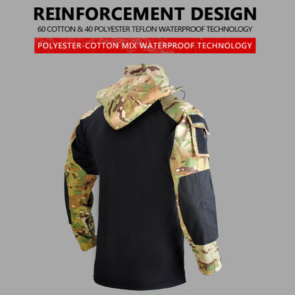 Outdoor Combat Hooded Suits Uniform Pants with Pads
