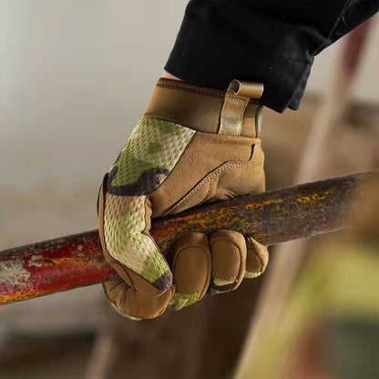 Luvas de dedo completo resistentes ao combate tático