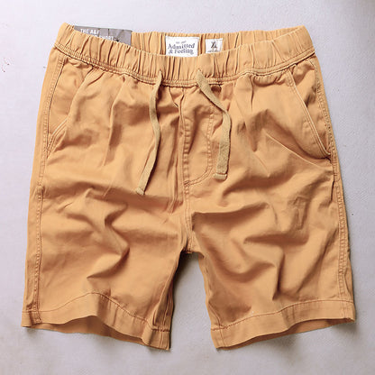Ferramenta de shorts de cintura elástica casual