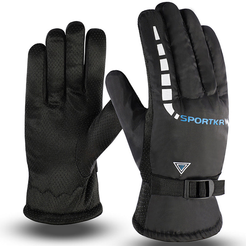 Winter Warm Outdoor Skiing Men and Women Full Finger Gloves